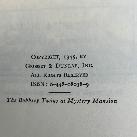 2 Vintage Bobbsey Twins Mystery Books 9 & 38 by Laura Lee Hope Collector - Picture 9 of 15